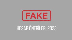 Fake Hesap Isimleri Önerileri 2023 (En İyileri)