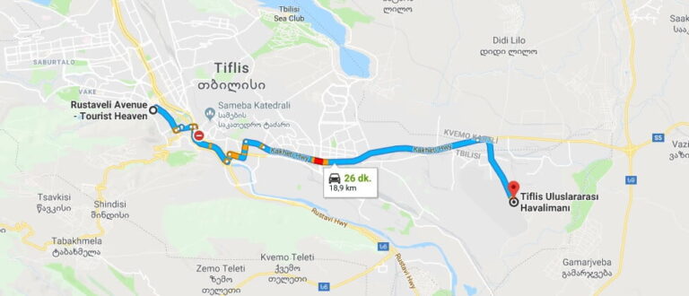 Tiflis Havaalanı Şehir Merkezi Arası Nasıl Giderim & Ulaşım