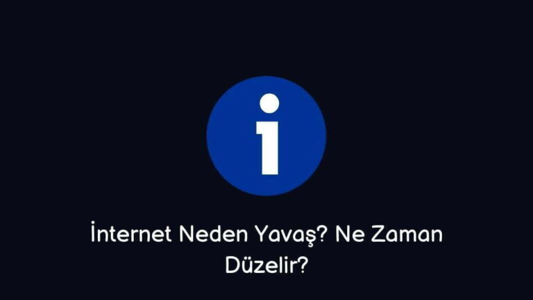 İnternet Neden Yavaş? Ne Zaman Düzelir? (Kesin Cevap)